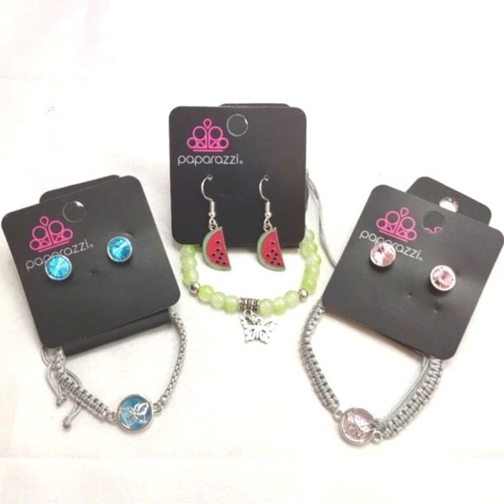 Paparazzi NWT‎ 6 Piece Bracelet and Earring Bundle